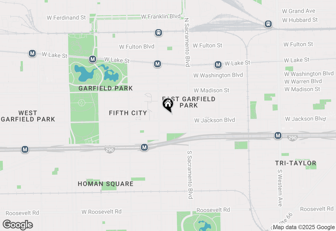 Map of 207 S Troy Street, Chicago, IL 60612