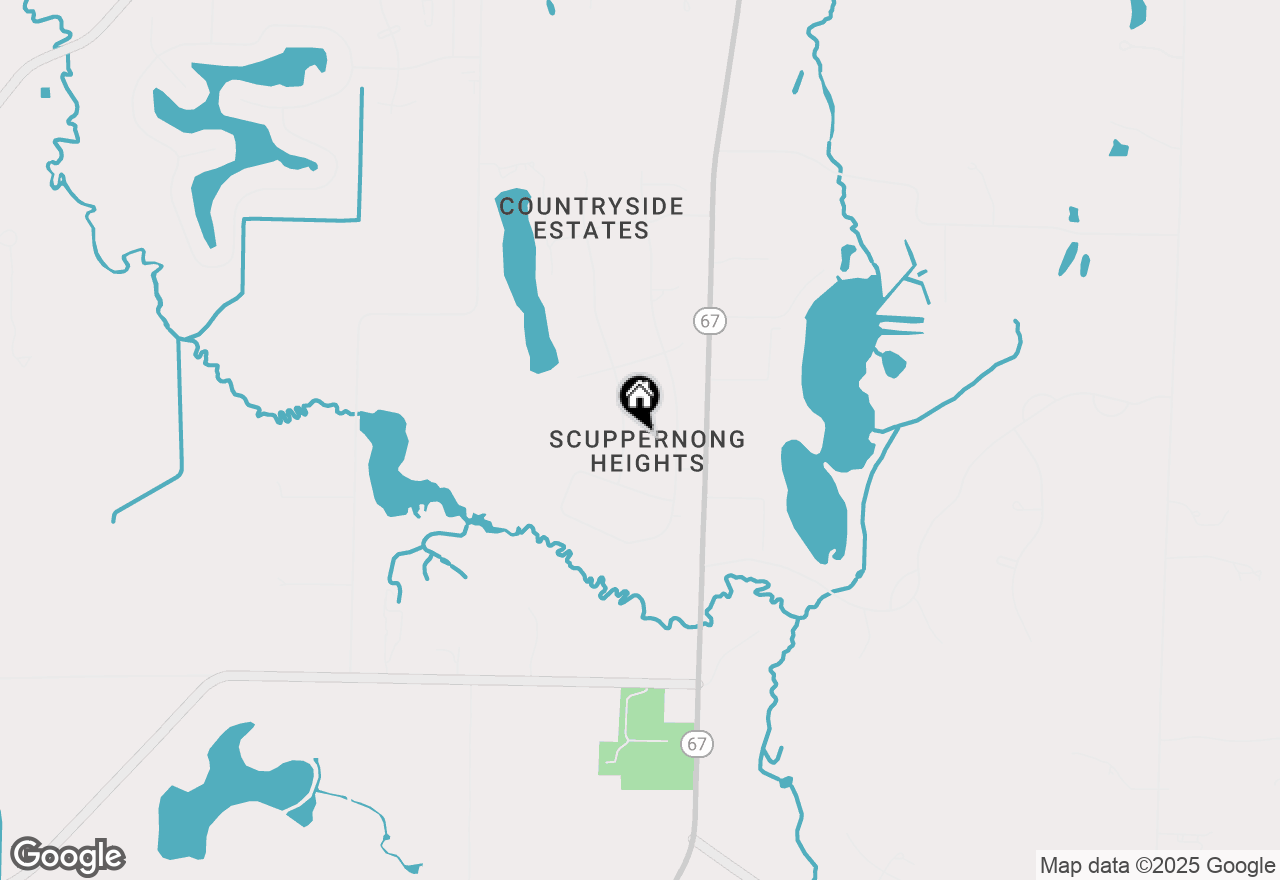 Map of W361S2760 Lisa Ln, Dousman, WI 53118