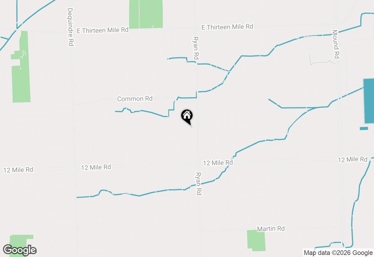 Map of 3420 Kevin Circle, Warren, MI 48092