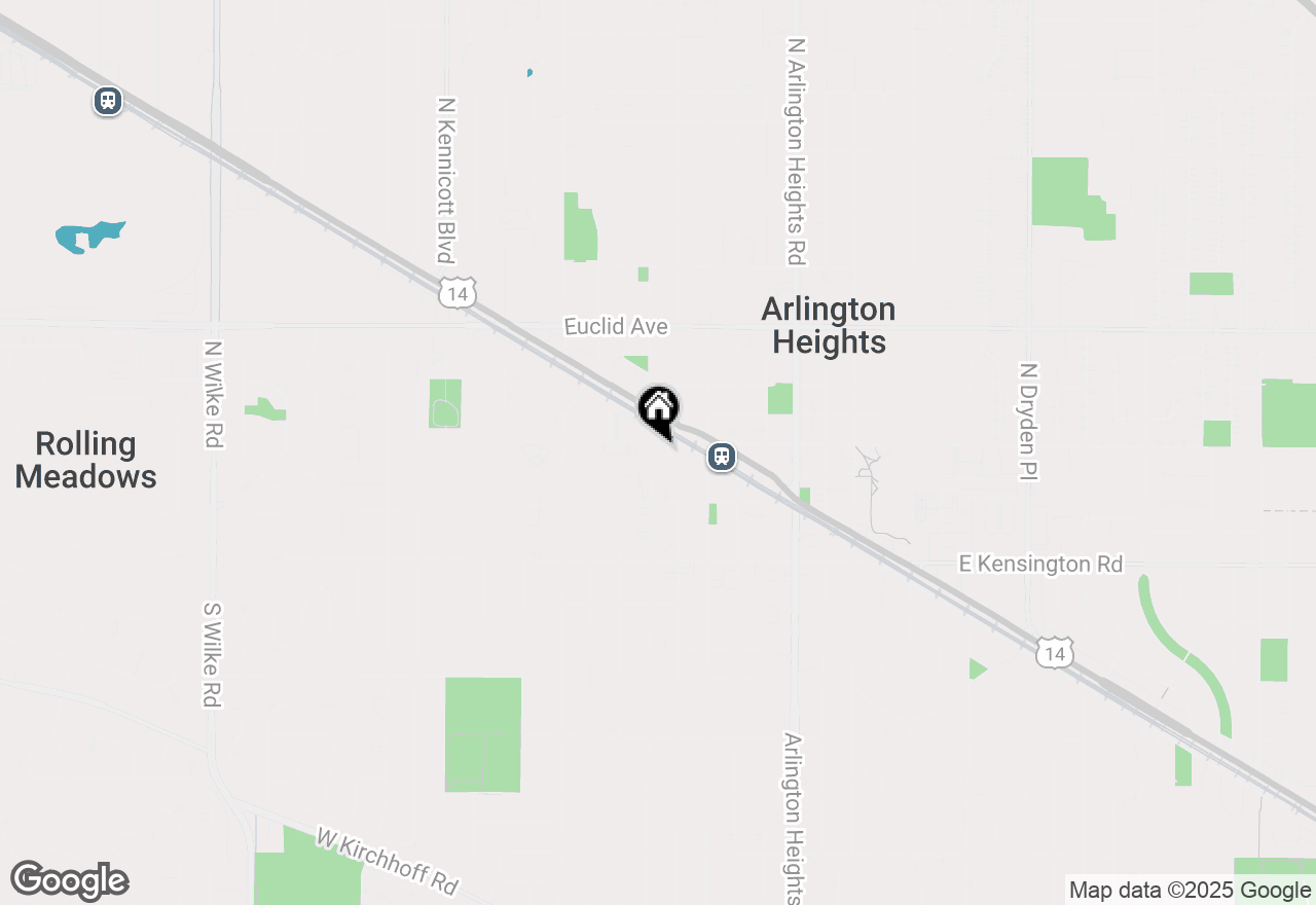 Map of 205 W Miner Street #300, Arlington Heights, IL 60005