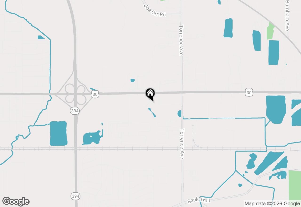 Map of 2246 Poplar Lane, Sauk Village, IL 60411