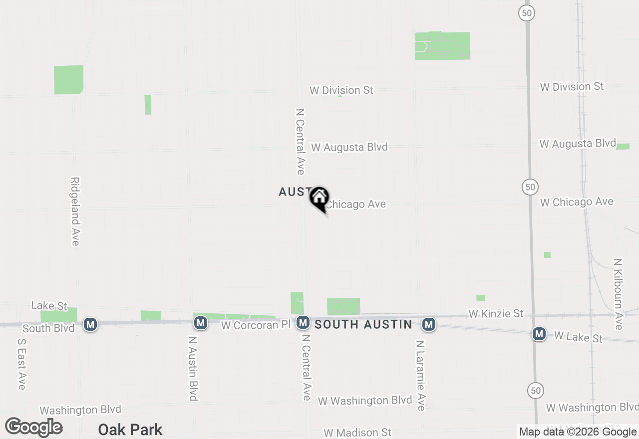 Map of 732 N Pine Avenue, Chicago, IL 60644