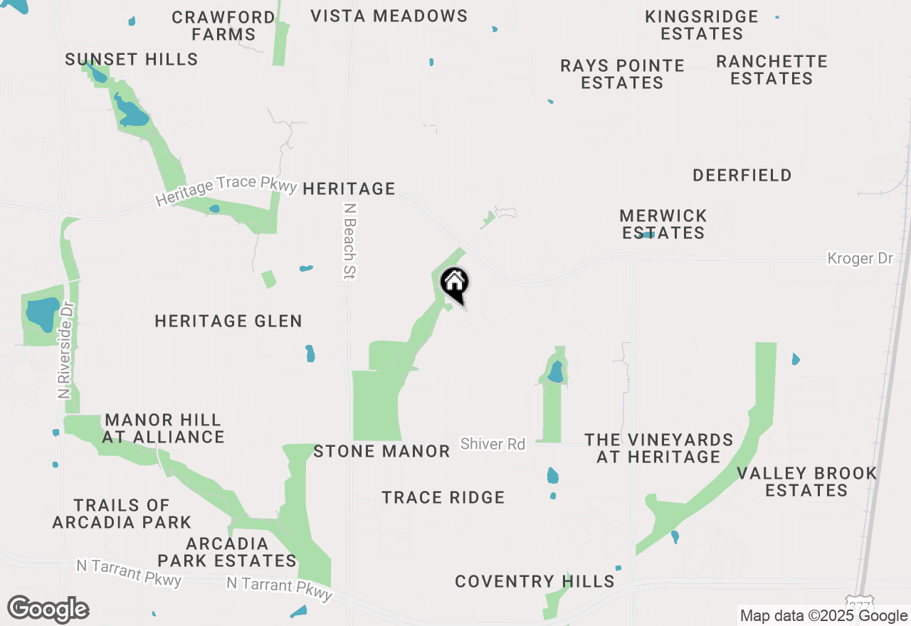 Map of 4828 Van Zandt Drive, Fort Worth, TX 76244