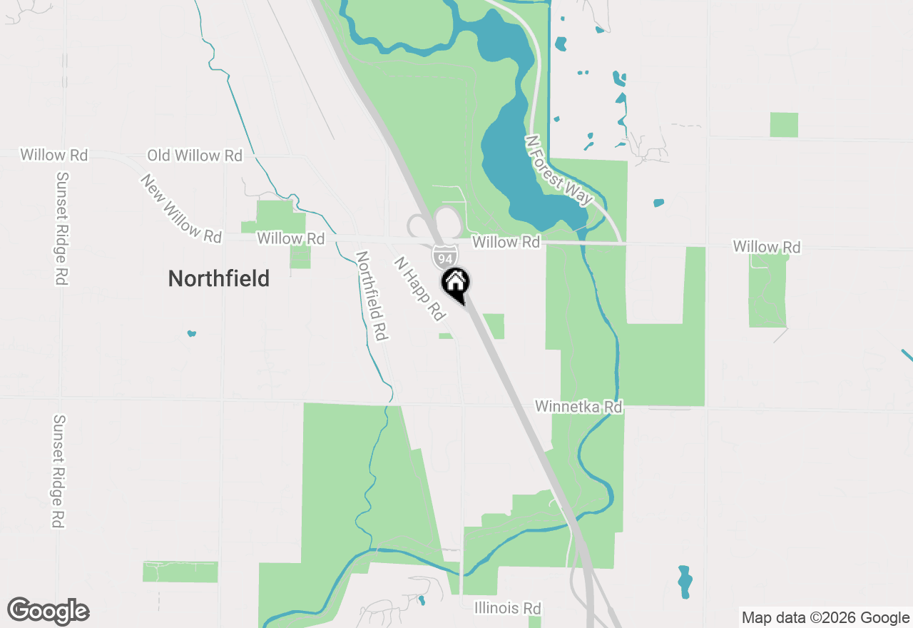 Map of 276 Crestwood Village, Northfield, IL 60093