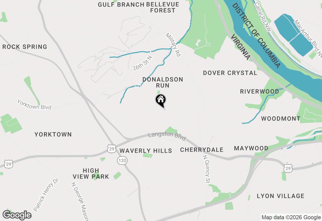 Map of 4311 24th Street N, Arlington, VA 22207
