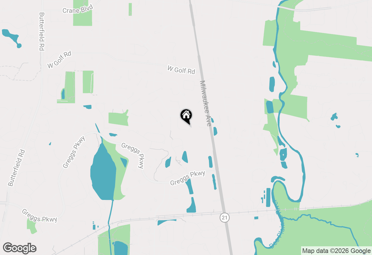 Map of 1260 Briarwood Lane #58, Libertyville, IL 60048