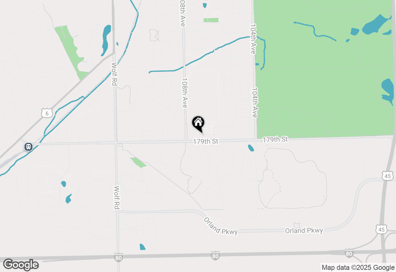Map of 17839 Columbus Court #16, Orland Park, IL 60467