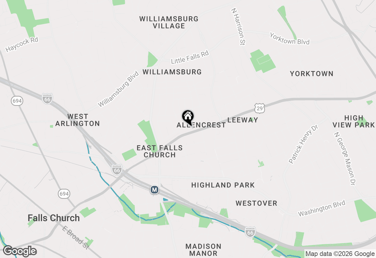 Map of 2406 N Potomac Street, Arlington, VA 22207