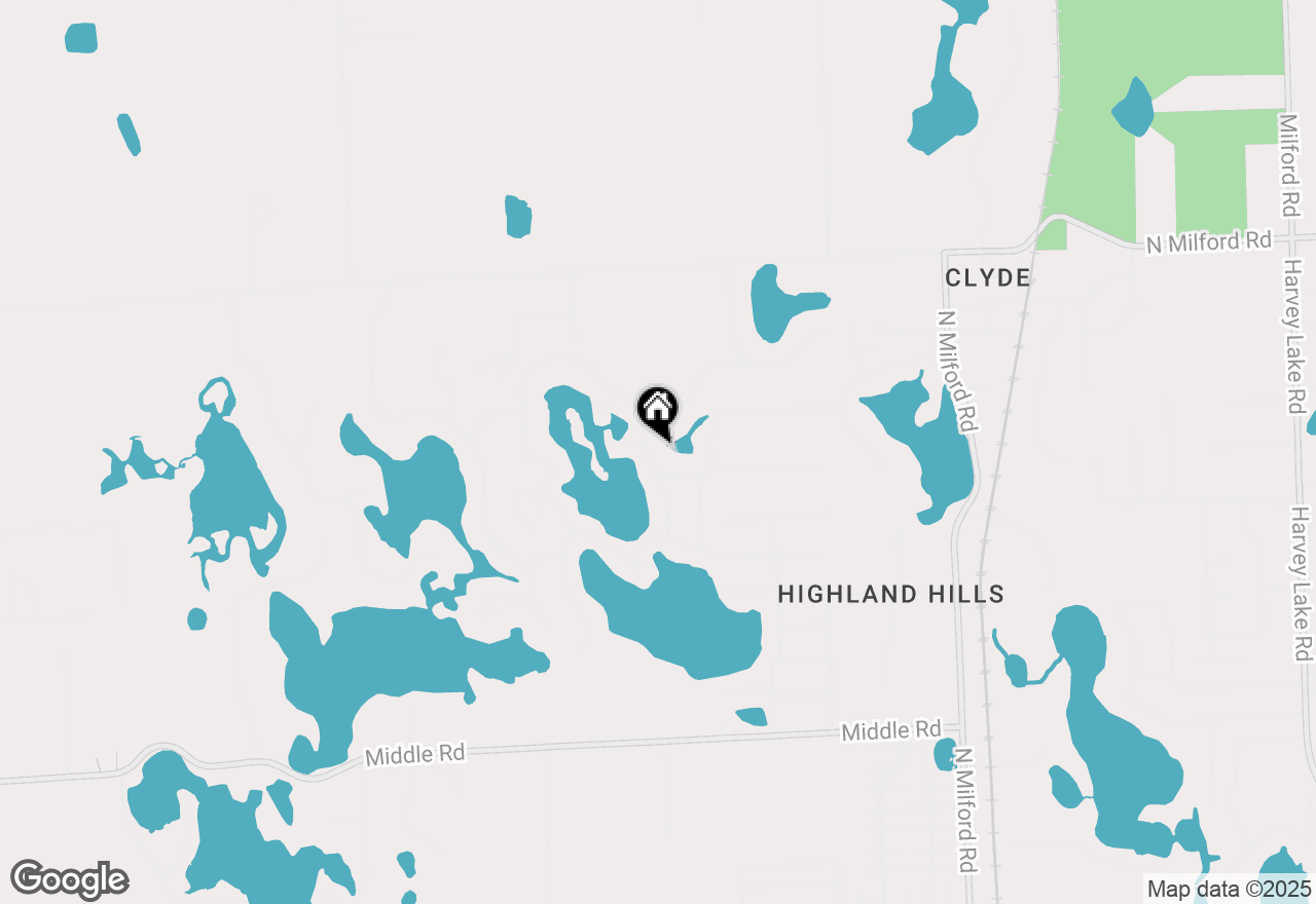 Map of 4126 Strathcona, Highland, MI 48357