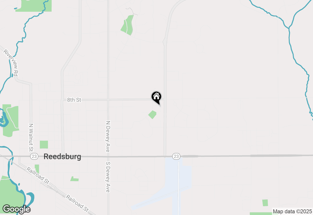Map of 1580 Canterbury Drive, Reedsburg, WI 53959