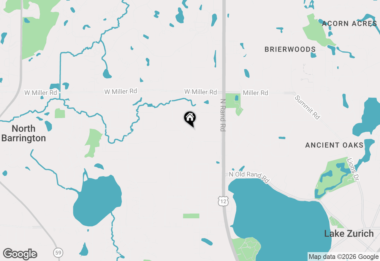 Map of 175 Clover Hill Lane, North Barrington, IL 60010