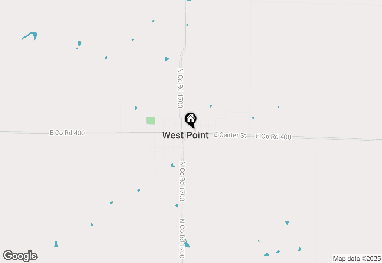 Map of 107 N First Street, West Point, IL 62380