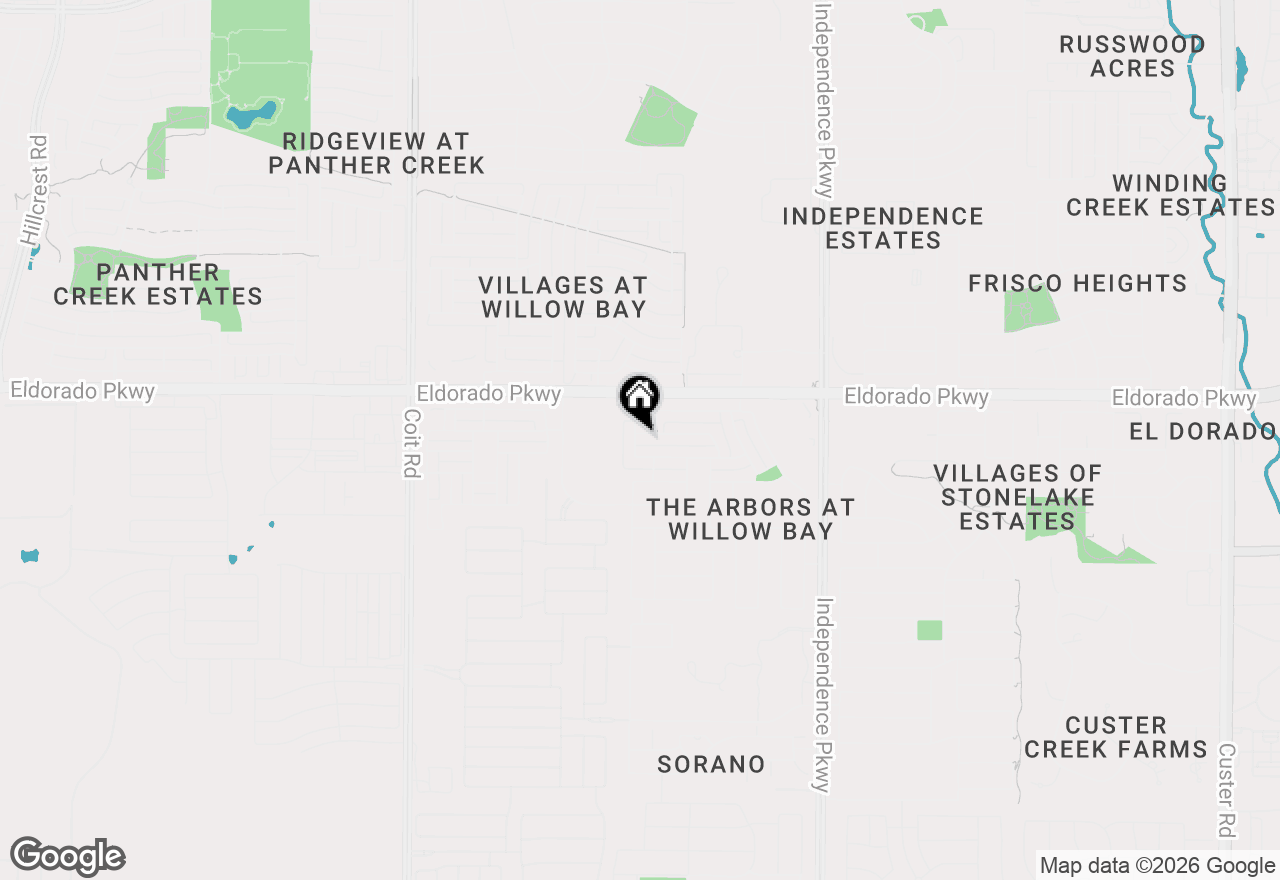 Map of 13713 Hot Springs Lane, Frisco, TX 75035
