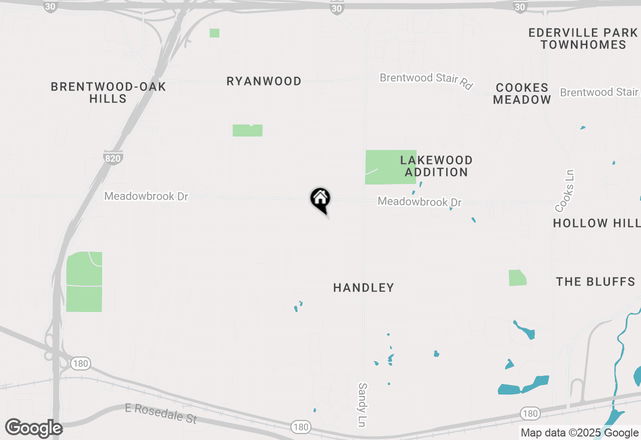 Map of 7233 Jewell Avenue, Fort Worth, TX 76112