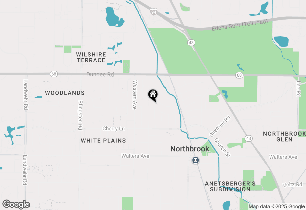 Map of 2224 Crabtree Lane, Northbrook, IL 60062