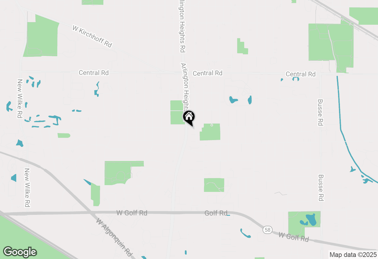 Map of 201 E White Oak Street, Arlington Heights, IL 60005