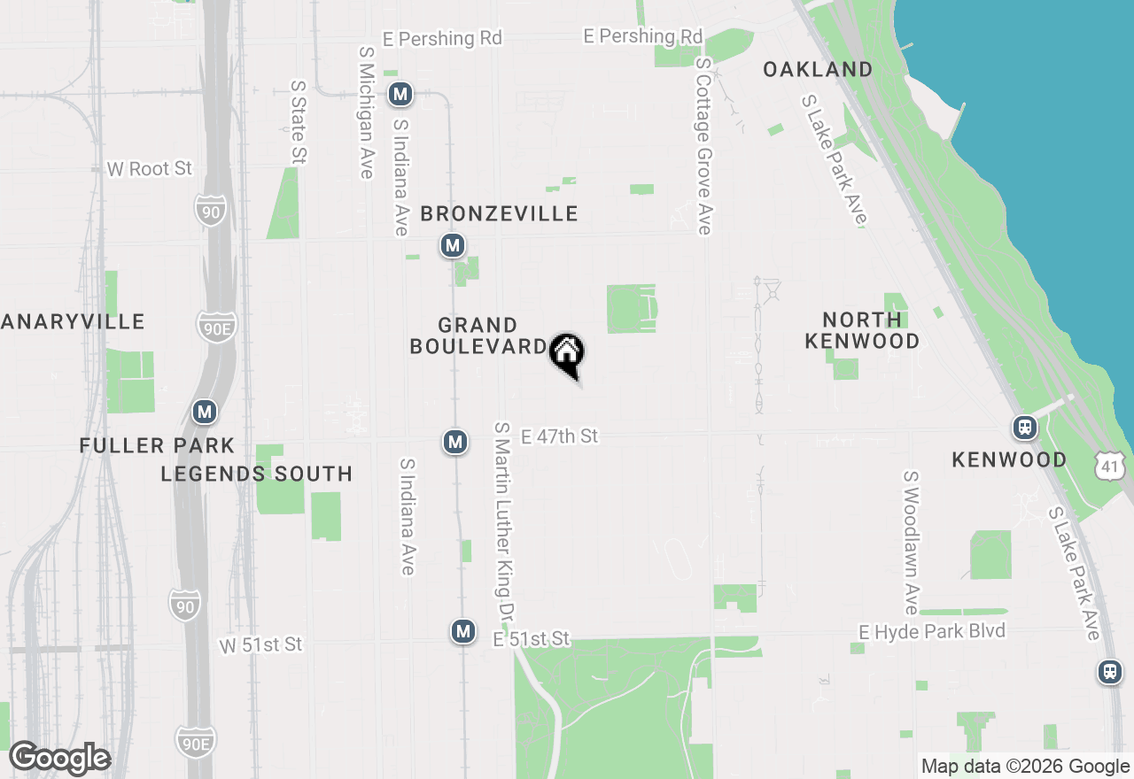 Map of 4601 S Vincennes Avenue, Chicago, IL 60653