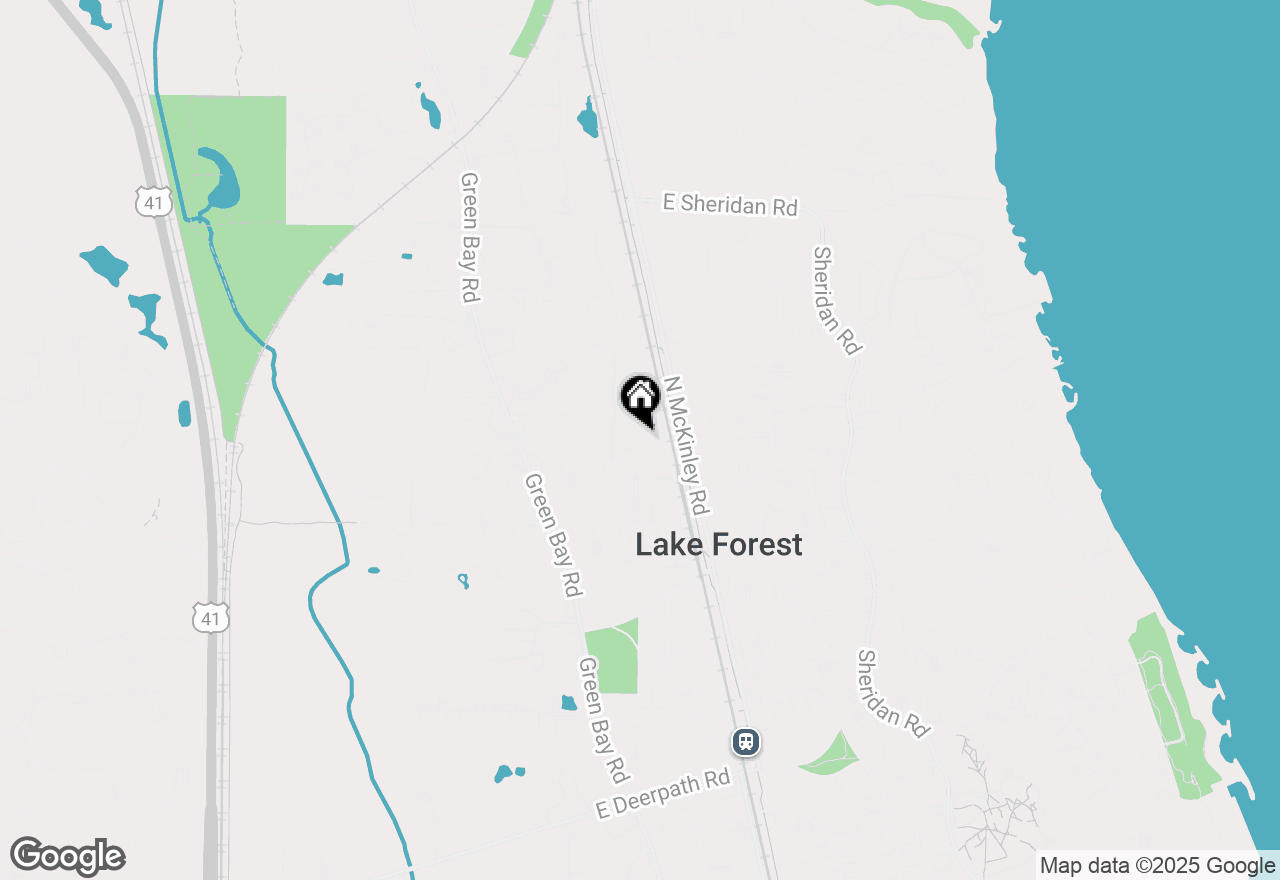 Map of 1230 N Western Avenue #301, Lake Forest, IL 60045