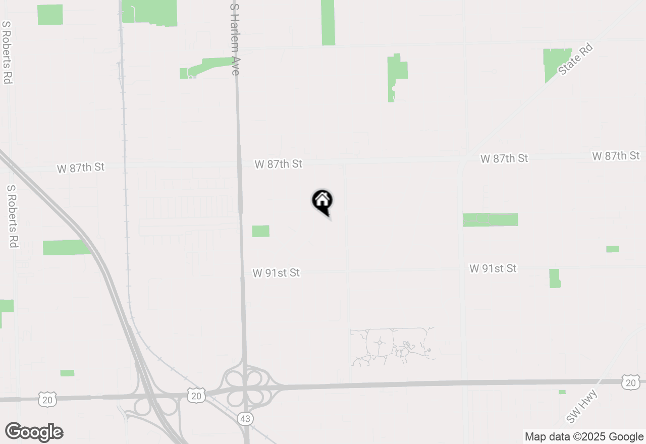 Map of 8912 Windsor Lane, Bridgeview, IL 60455