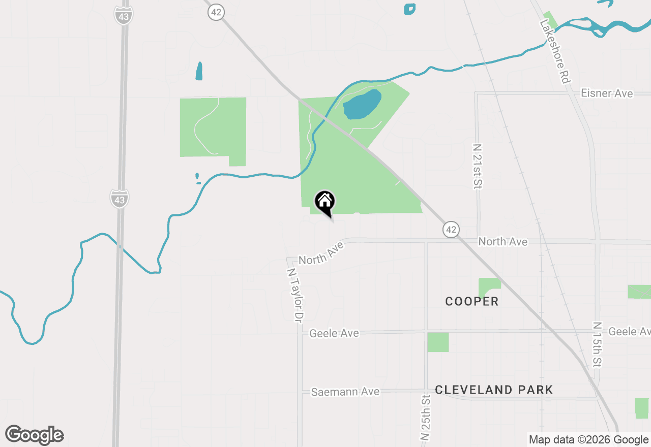 Map of 3107 Cherokee Dr, Sheboygan, WI 53083