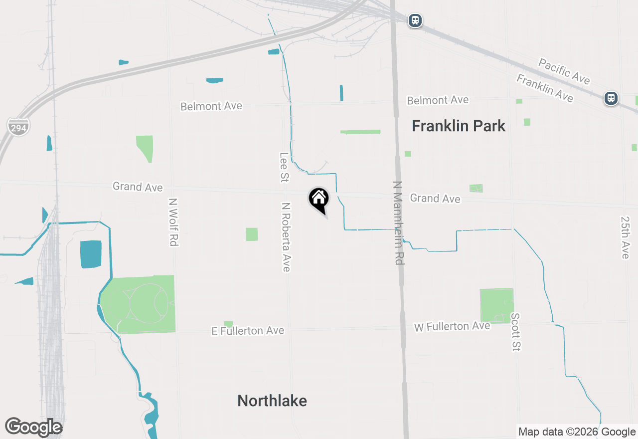 Map of 10715 Diversey Avenue, Melrose Park, IL 60164