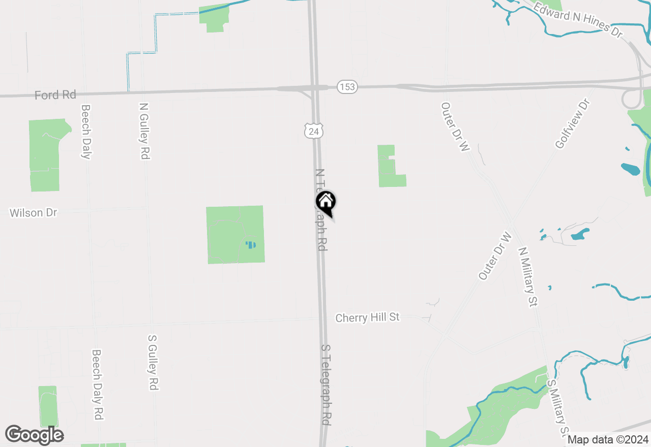 Map of 928 N. Telegraph Road, Dearborn, MI 48128