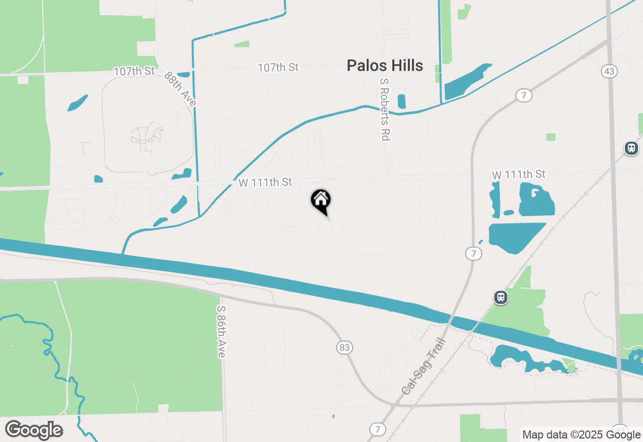 Map of 8245 Willow Drive #43D, Palos Hills, IL 60465
