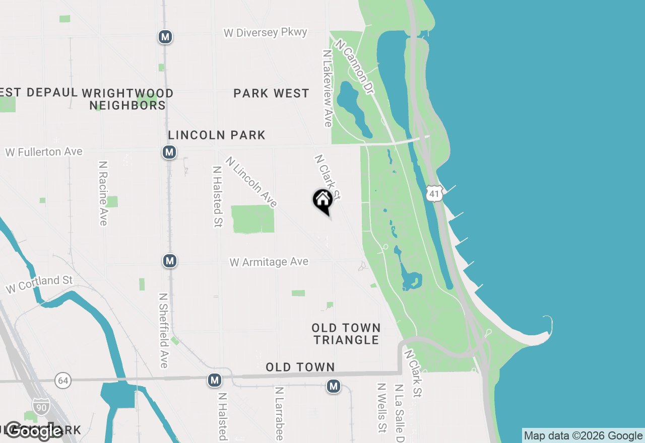 Map of 2121 N Hudson Avenue, Chicago, IL 60614