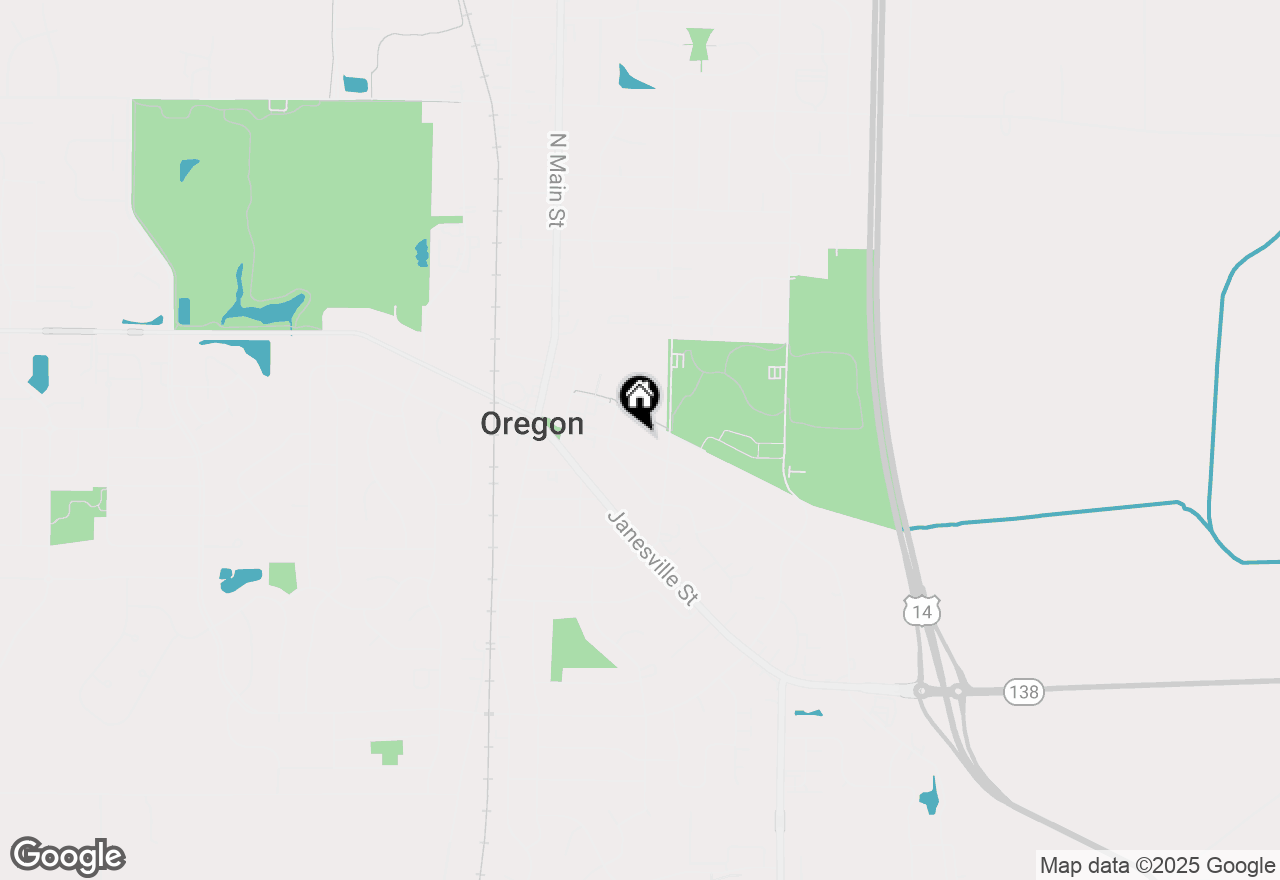 Map of 275-279 Park Street, Oregon, WI 53575