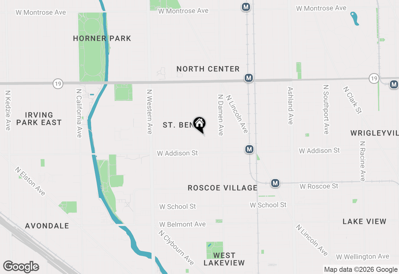 Map of 2113 W Waveland Avenue, Chicago, IL 60618