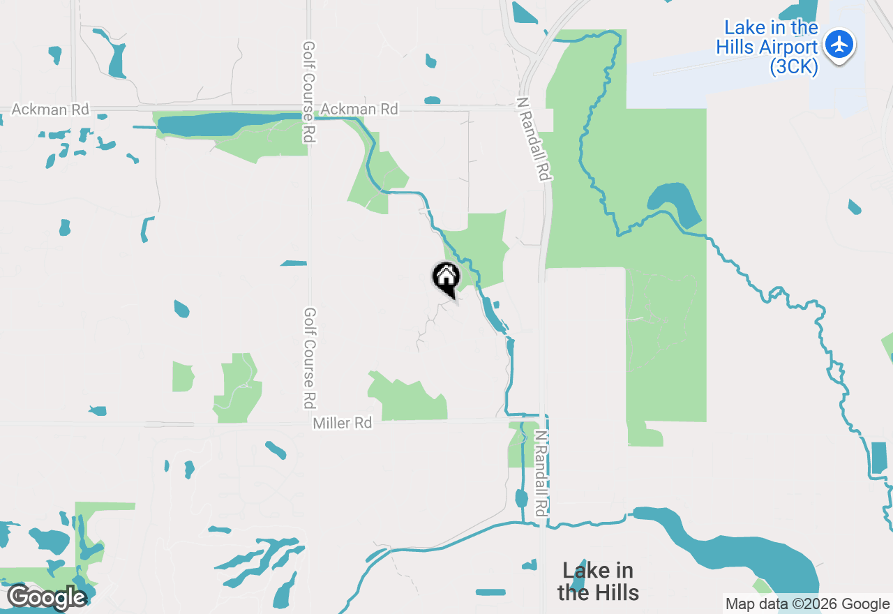 Map of 1666 Penn Court, Crystal Lake, IL 60014