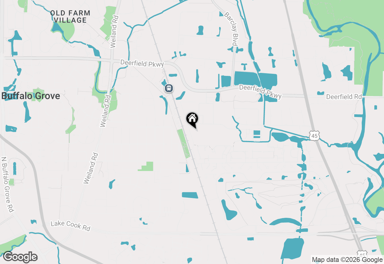 Map of 715 N Juneway Avenue, Deerfield, IL 60015