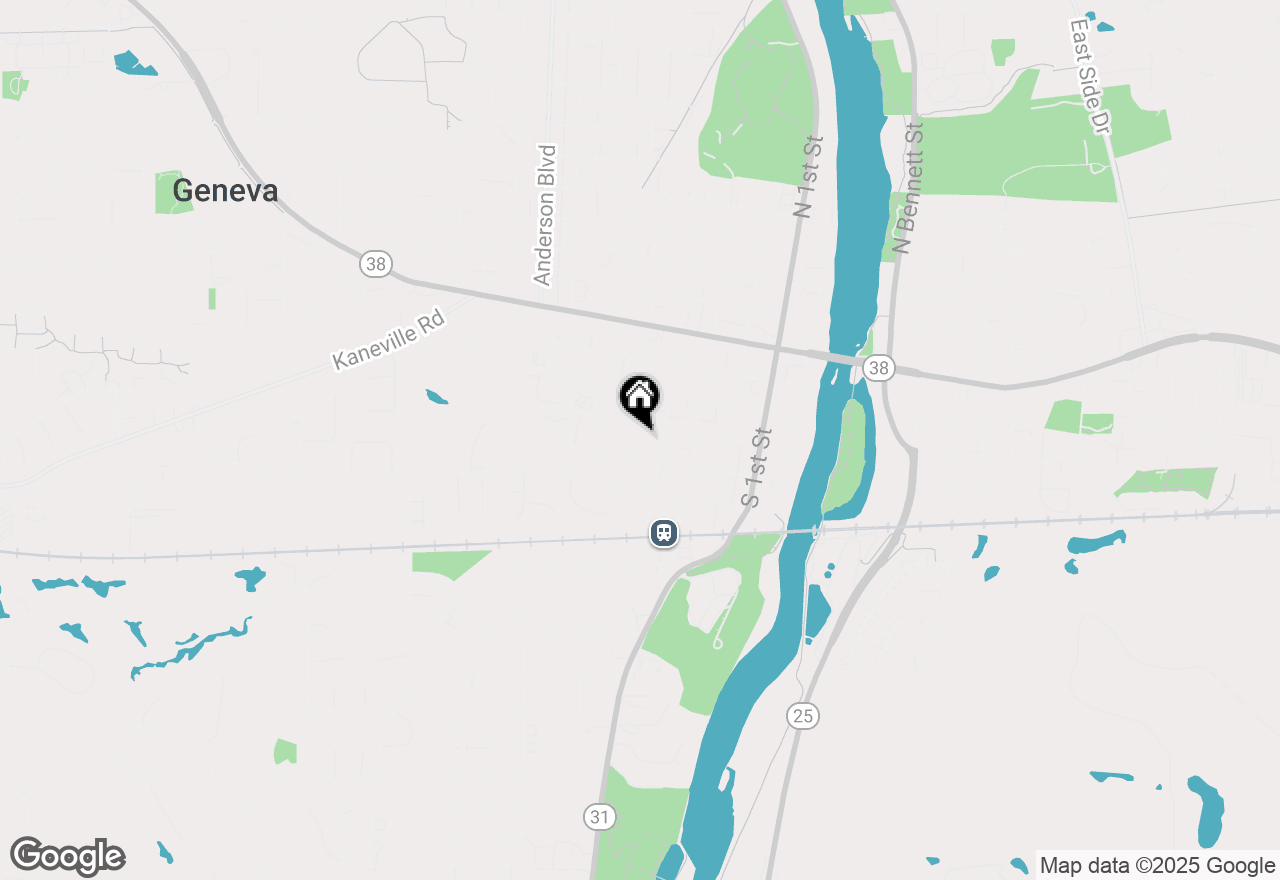 Map of 315 S Fifth Street, Geneva, IL 60134