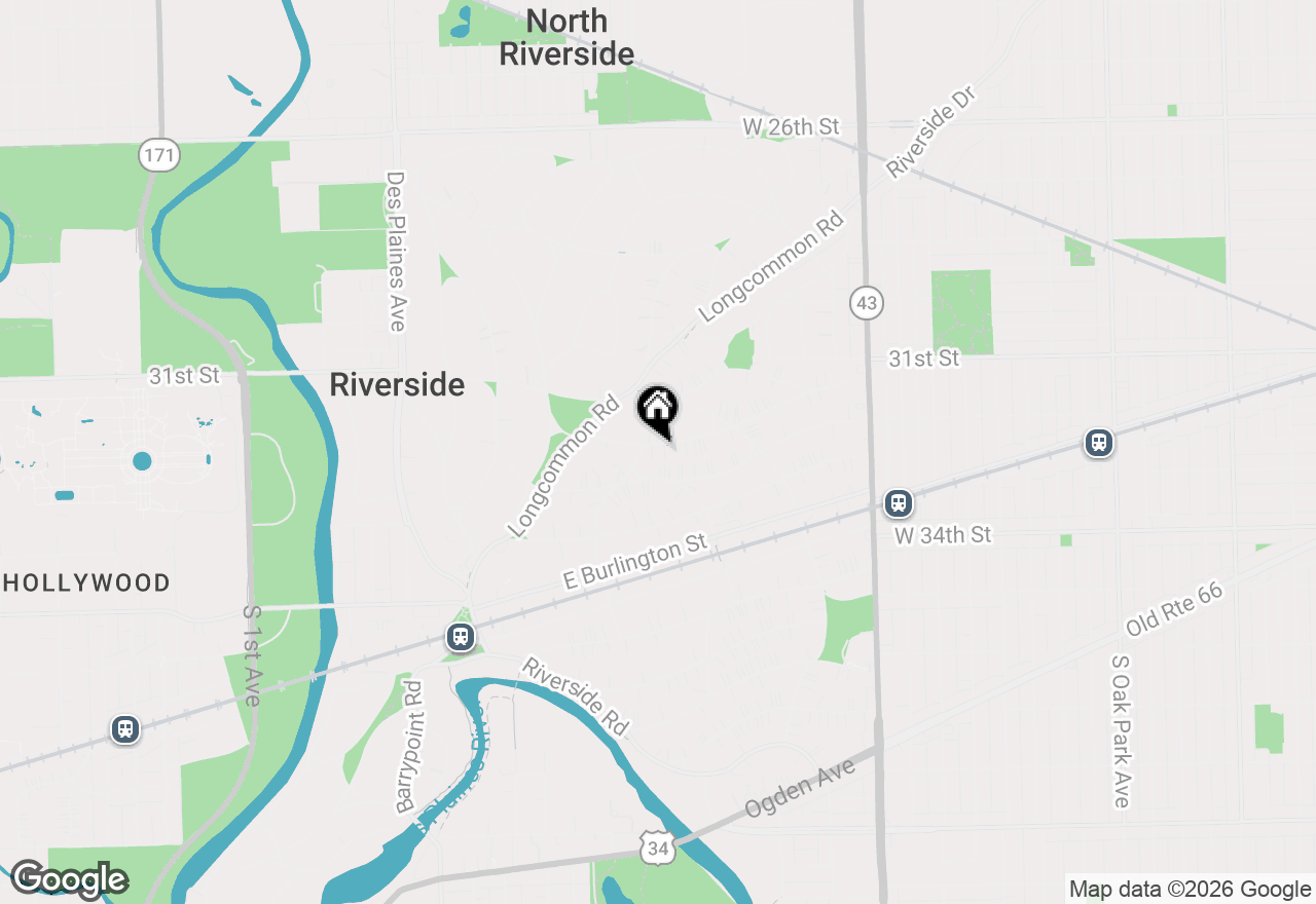 Map of 269 Shenstone Road, Riverside, IL 60546