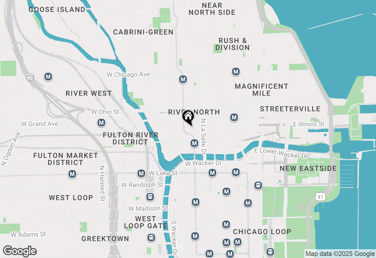 Map of 215 W Illinois Street #6B, Chicago, IL 60654