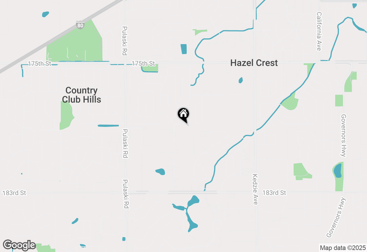 Map of 3641 School Drive, Country Club Hills, IL 60478