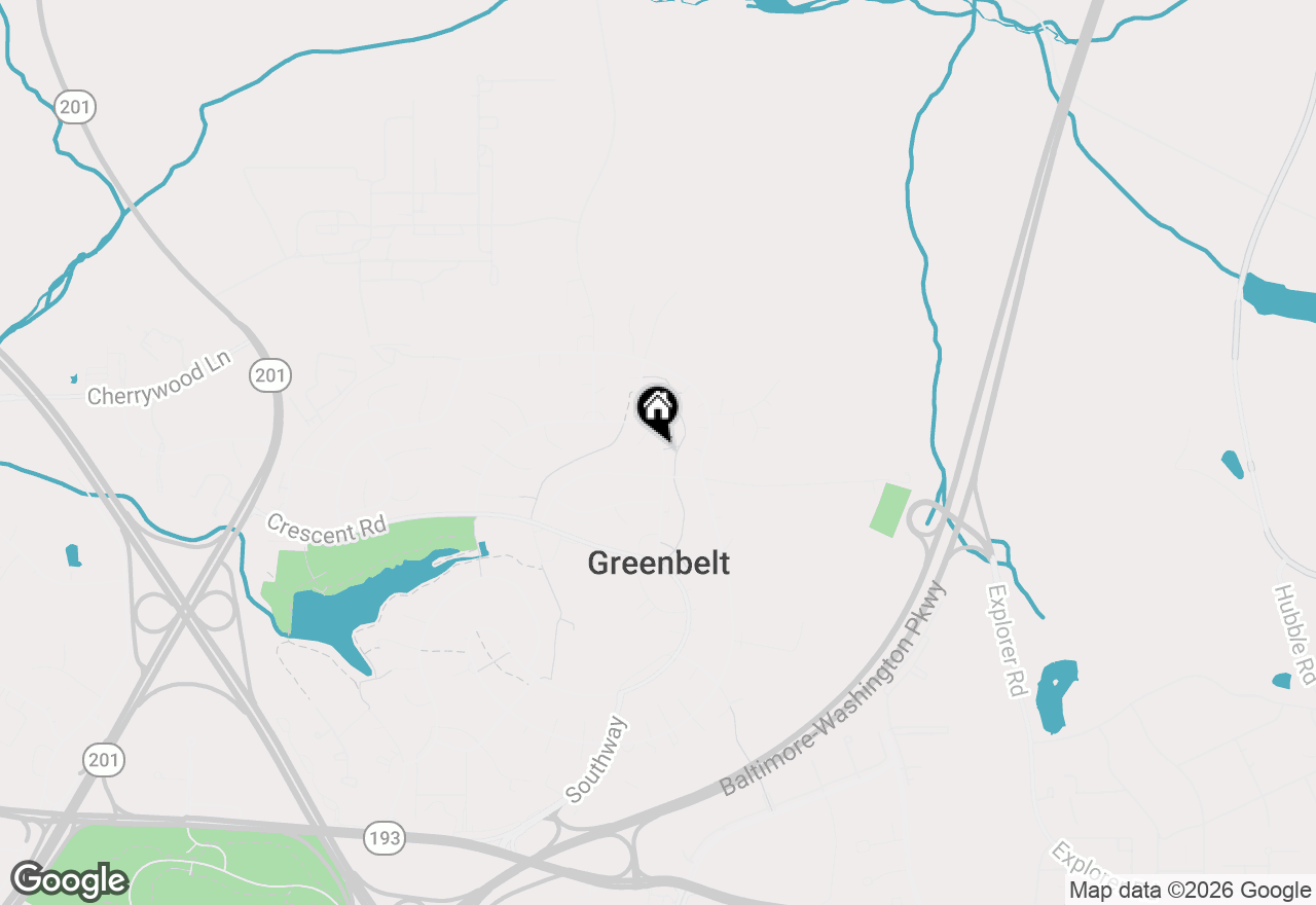 Map of 11 Hillside Road, Greenbelt, MD 20770