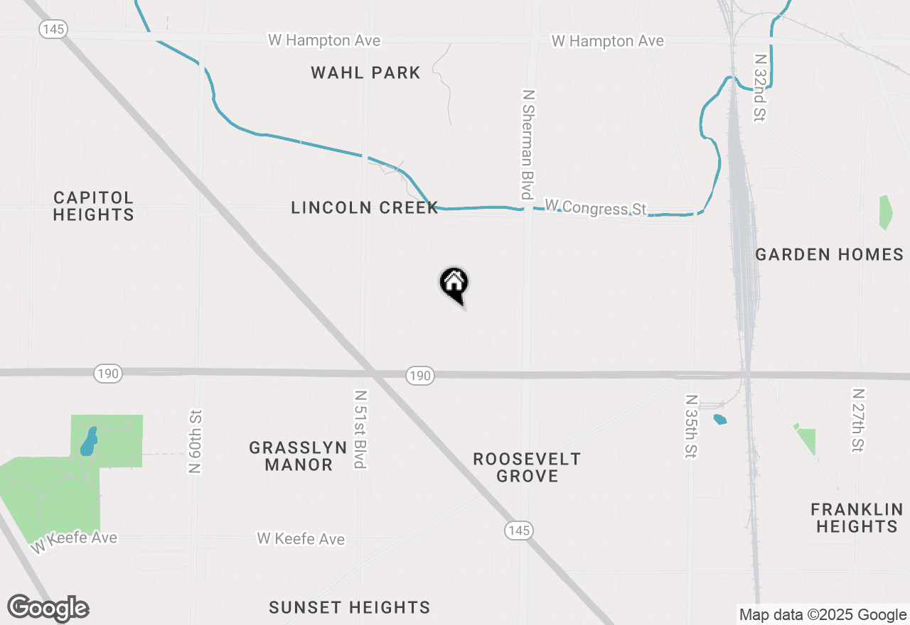 Map of 4139 N 46th St, Milwaukee, WI 53216