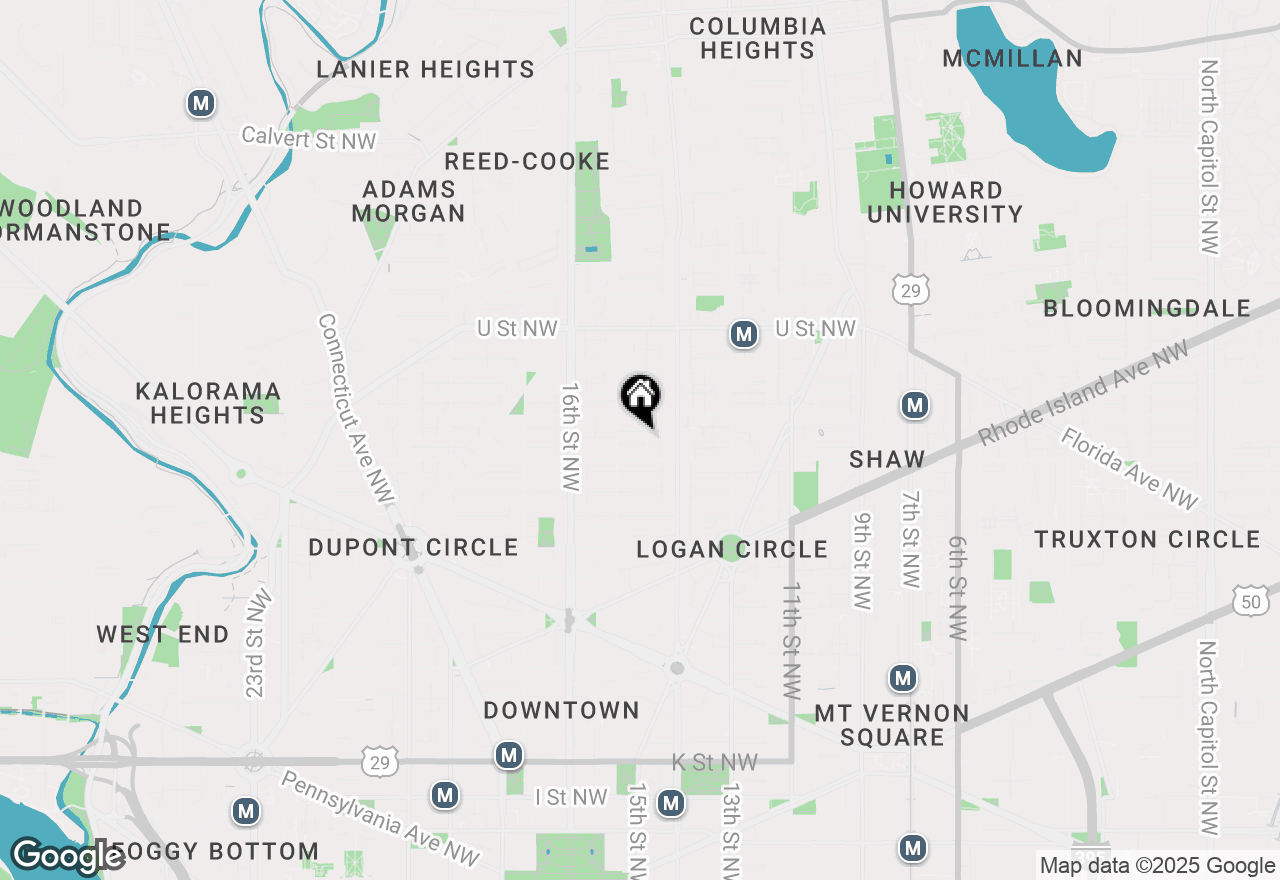 Map of 1715 15th Street Nw #41, Washington, DC 20009