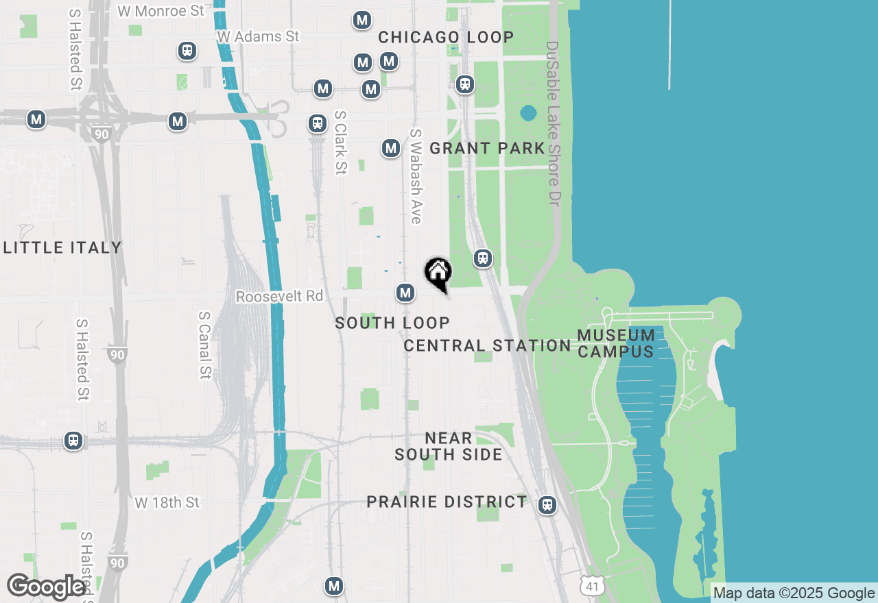 Map of 1212 S Michigan Avenue, Chicago, IL 60605