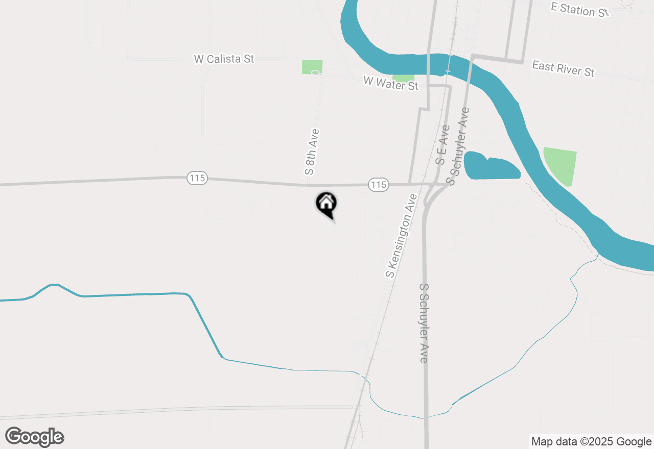 Map of 695 W Clinton Street, Kankakee, IL 60901