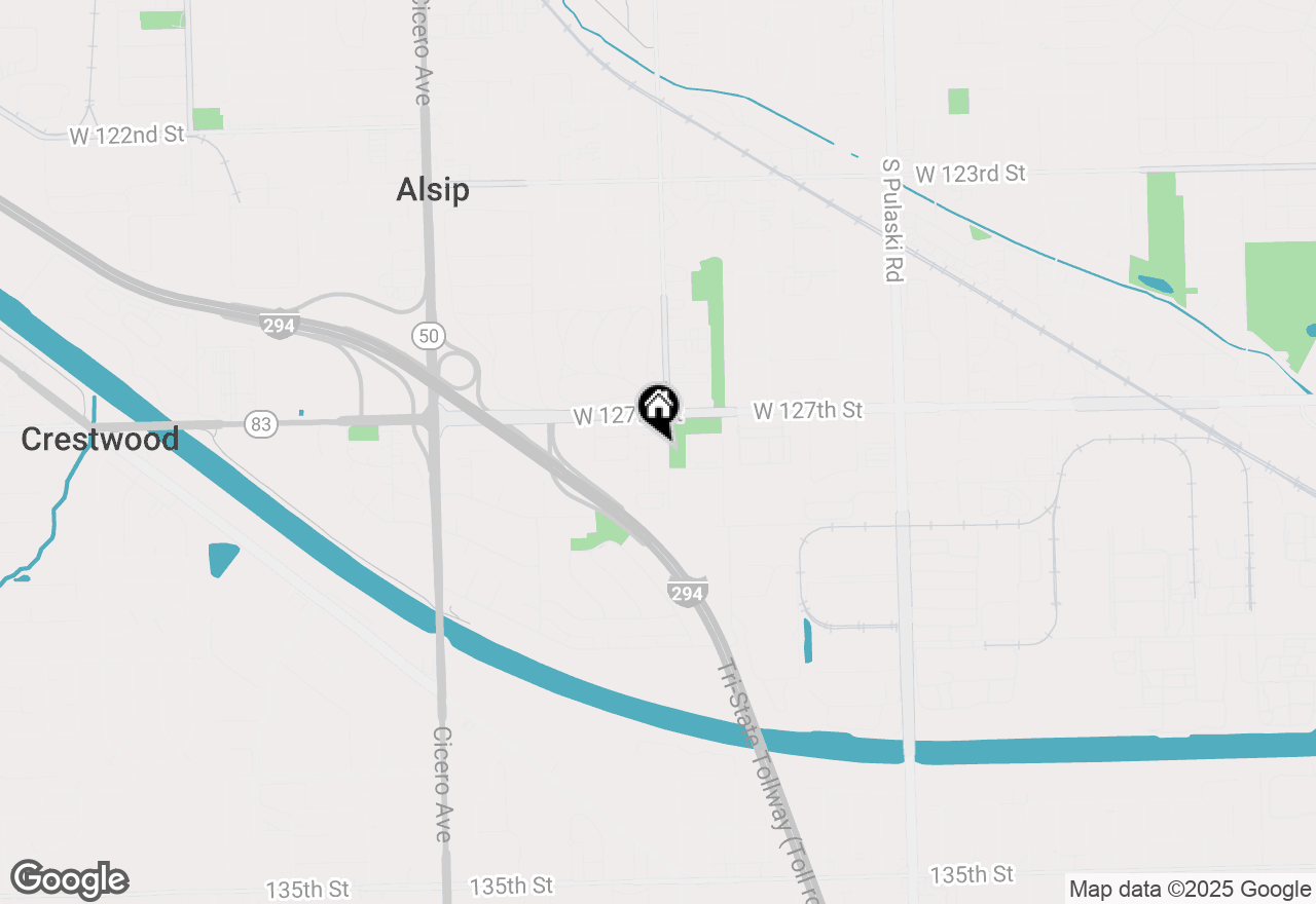 Map of 12747 S Kenneth Avenue #G, Alsip, IL 60803