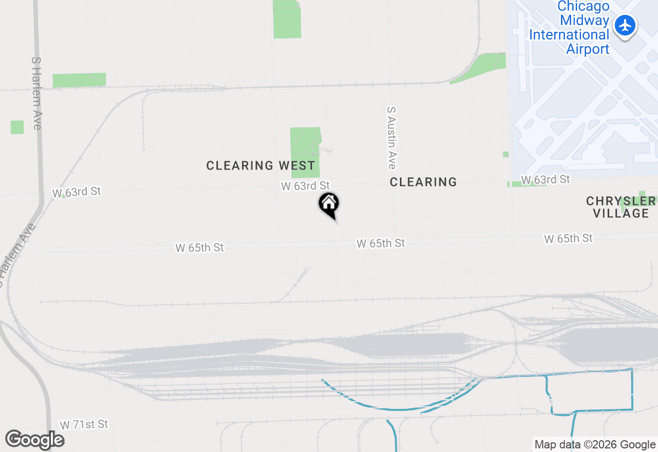 Map of 6212 W 64th Place #202, Chicago, IL 60638