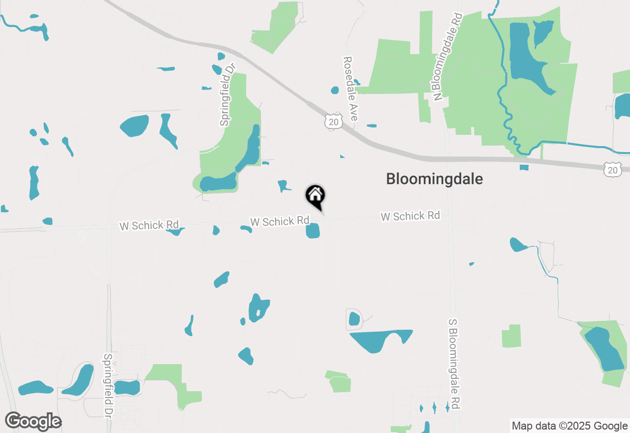 Map of 101 Villa Way, Bloomingdale, IL 60108