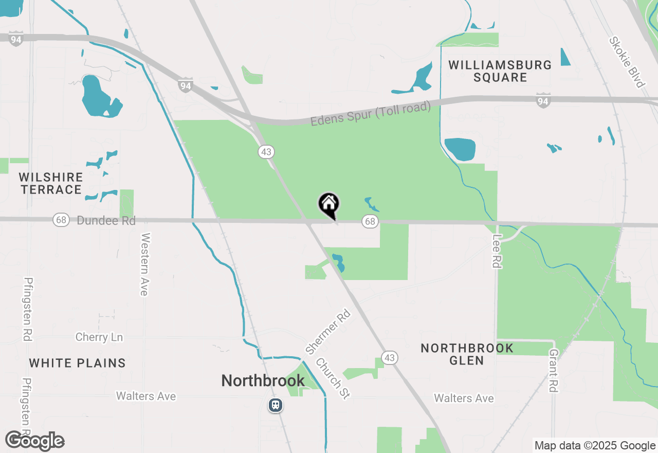 Map of 1727 Dundee Road, Northbrook, IL 60062