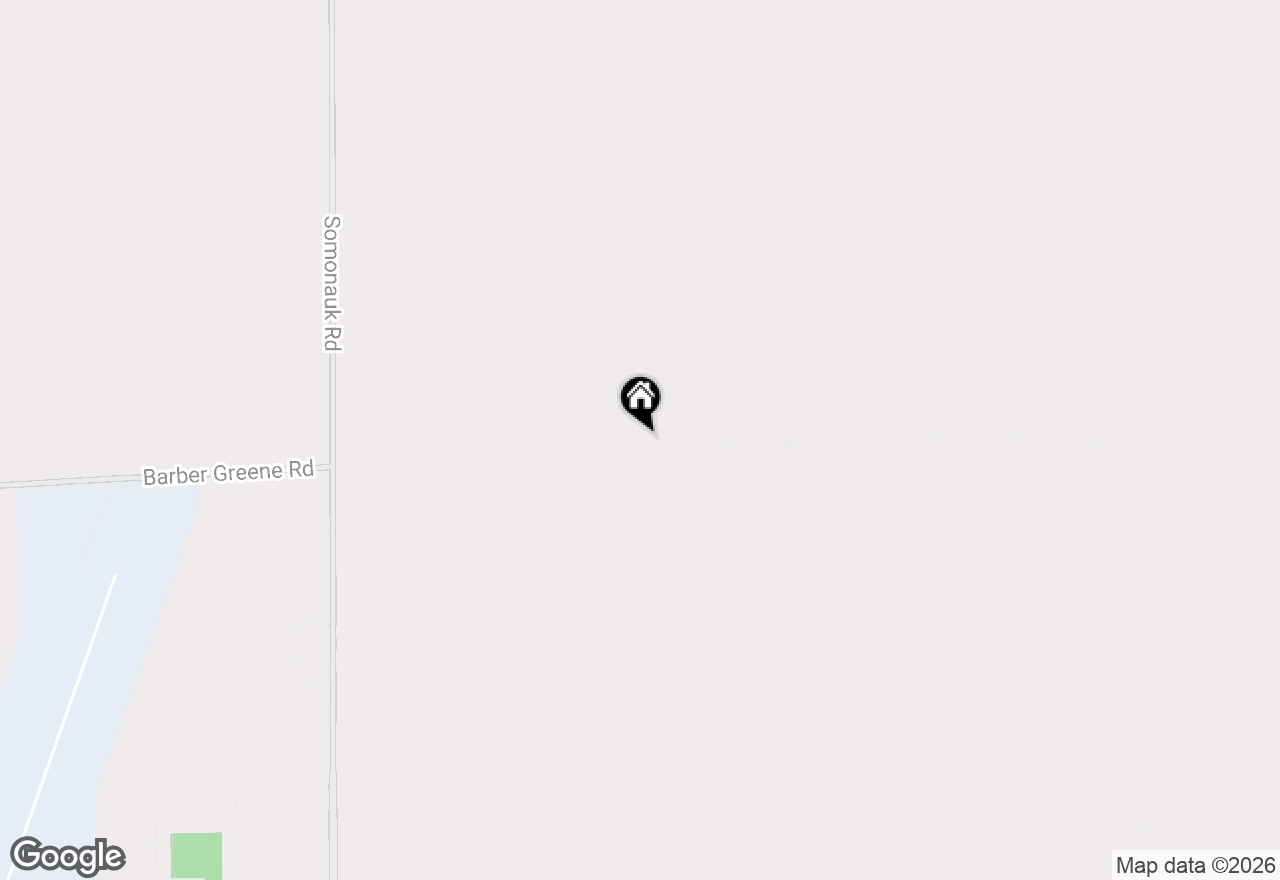 Map of 14121 Barber Greene Road, Sycamore, IL 60178