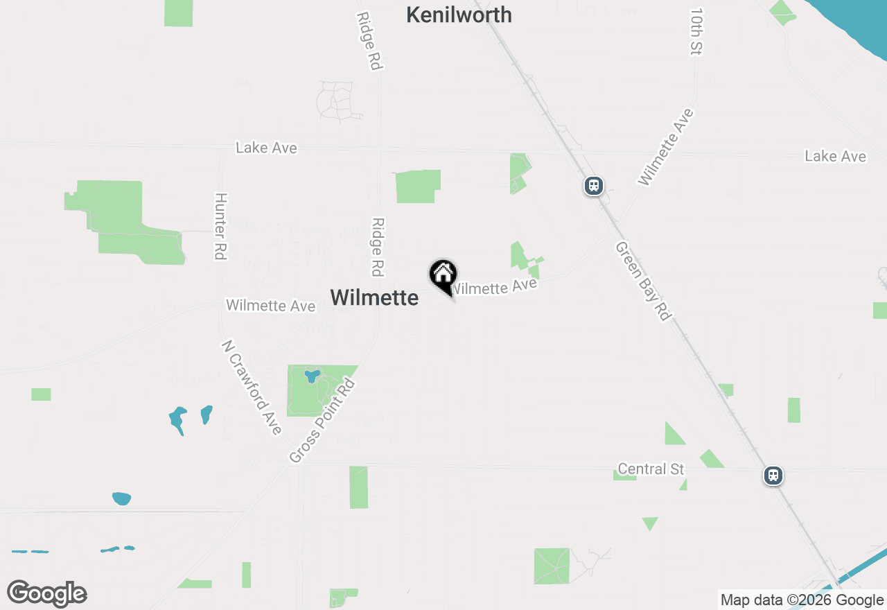 Map of 306 17th Street, Wilmette, IL 60091
