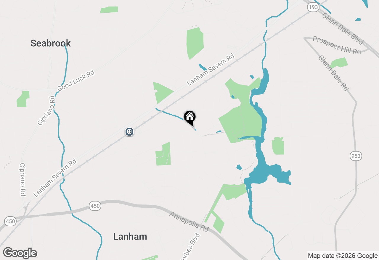 Map of 9716 Franklin Avenue, Lanham, MD 20706