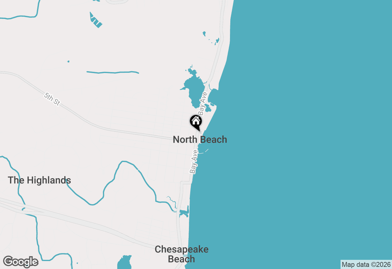 Map of 9122 Bay Avenue, North Beach, MD 20714