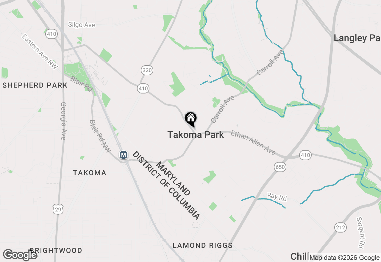 Map of 9 Philadelphia Avenue, Takoma Park, MD 20912